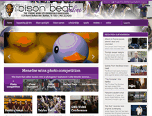 Tablet Screenshot of bisonbeat.net